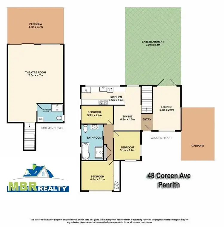 Floorplan of Homely house listing, 48 Coreen Avenue, Penrith NSW 2750
