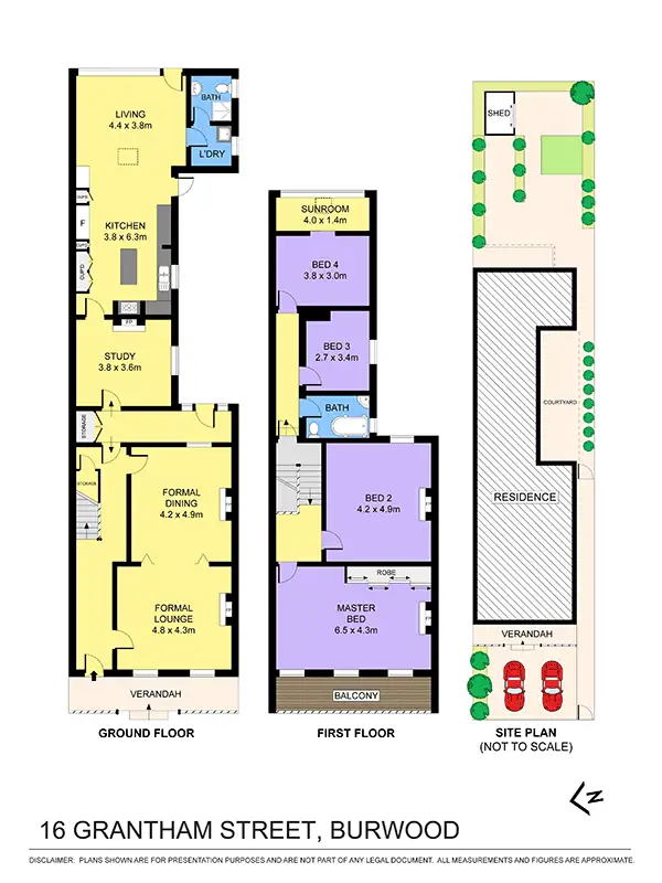 Floorplan of Homely house listing, 16 Grantham Street, Burwood NSW 2134