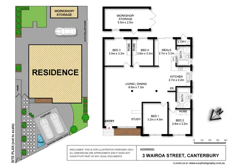 Floorplan of Homely house listing, 3 Wairoa Street, Canterbury NSW 2193