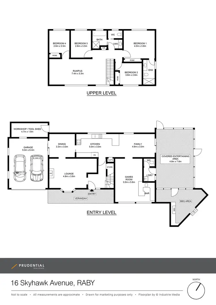 Floorplan of Homely house listing, 16 Skyhawk Avenue, Raby NSW 2566