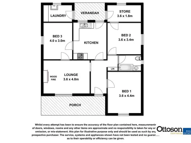 Floorplan of Homely house listing, 14 Porter Street, Naracoorte SA 5271
