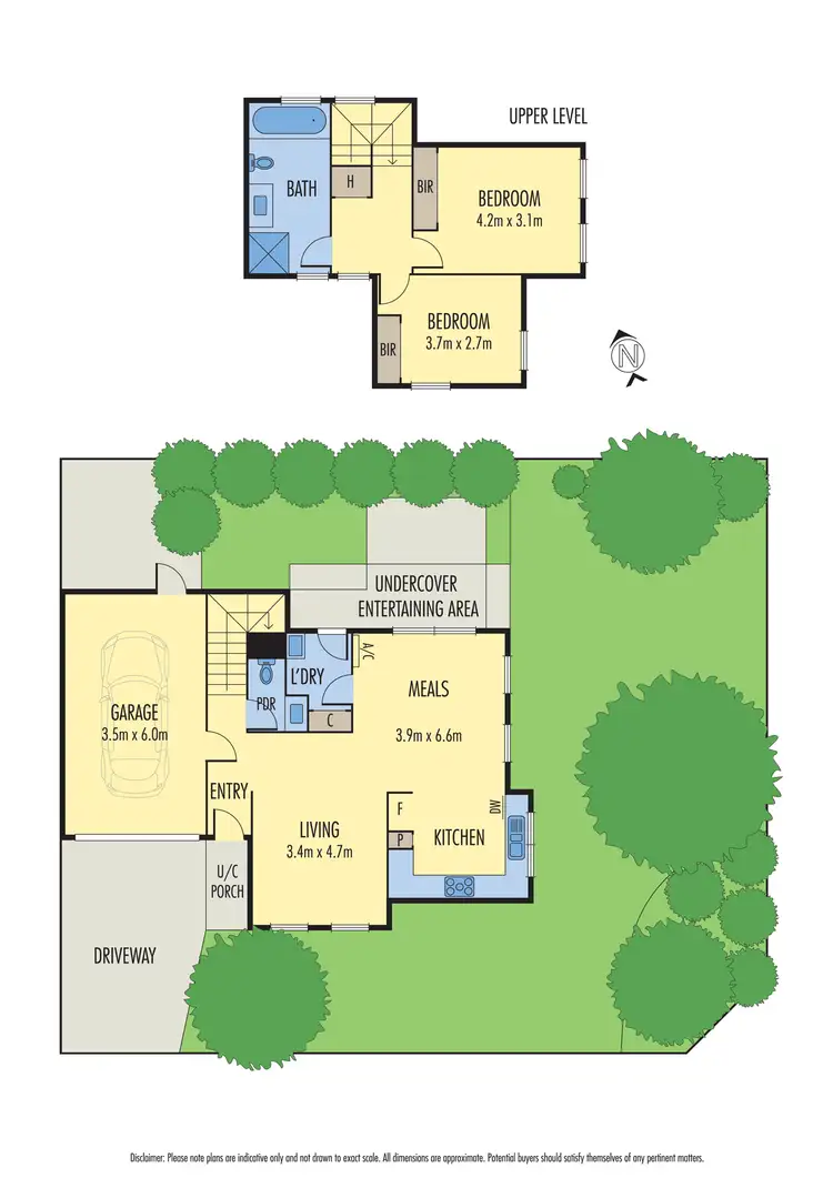 Floorplan of Homely townhouse listing, 1C Boyd Street, Altona VIC 3018