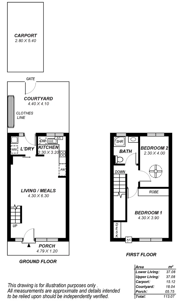 Floorplan of Homely unit listing, 9/18 John Street, Payneham SA 5070