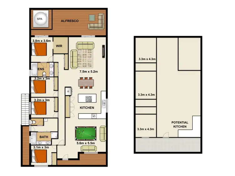 Floorplan of Homely house listing, 4a Curlew Crescent, Eagleby QLD 4207