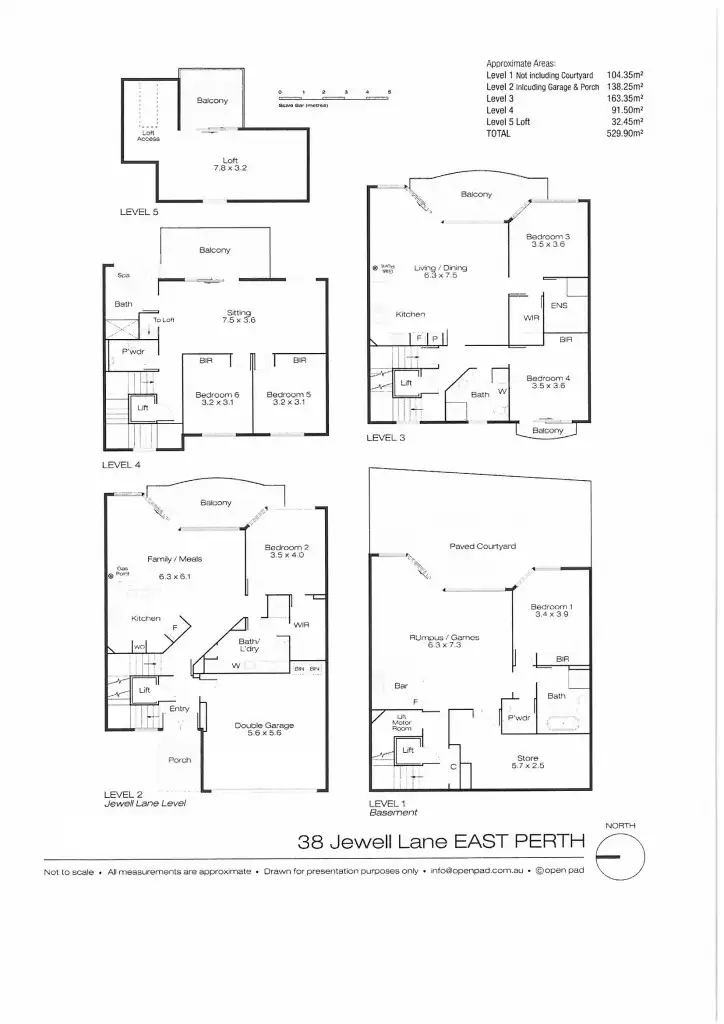 Floorplan of Homely house listing, 38 Jewell Lane, East Perth WA 6004