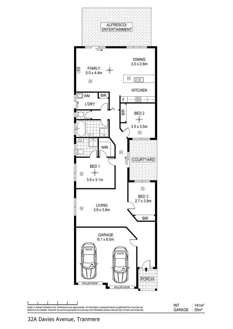 Floorplan of Homely house listing, 32a Davies Avenue, Tranmere SA 5073