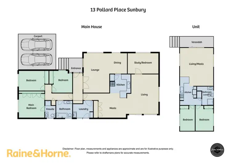 Floorplan of Homely house listing, 13 Pollard Place, Sunbury VIC 3429