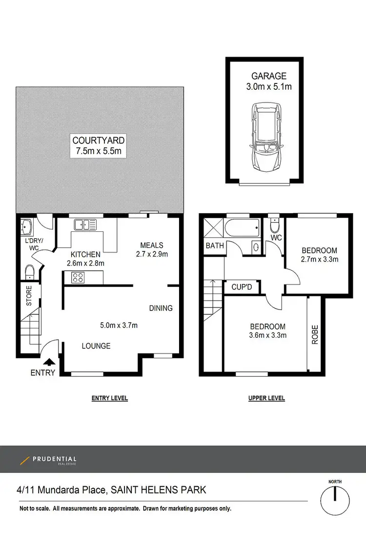 Floorplan of Homely townhouse listing, 4/11 Mundarda Place, St Helens Park NSW 2560