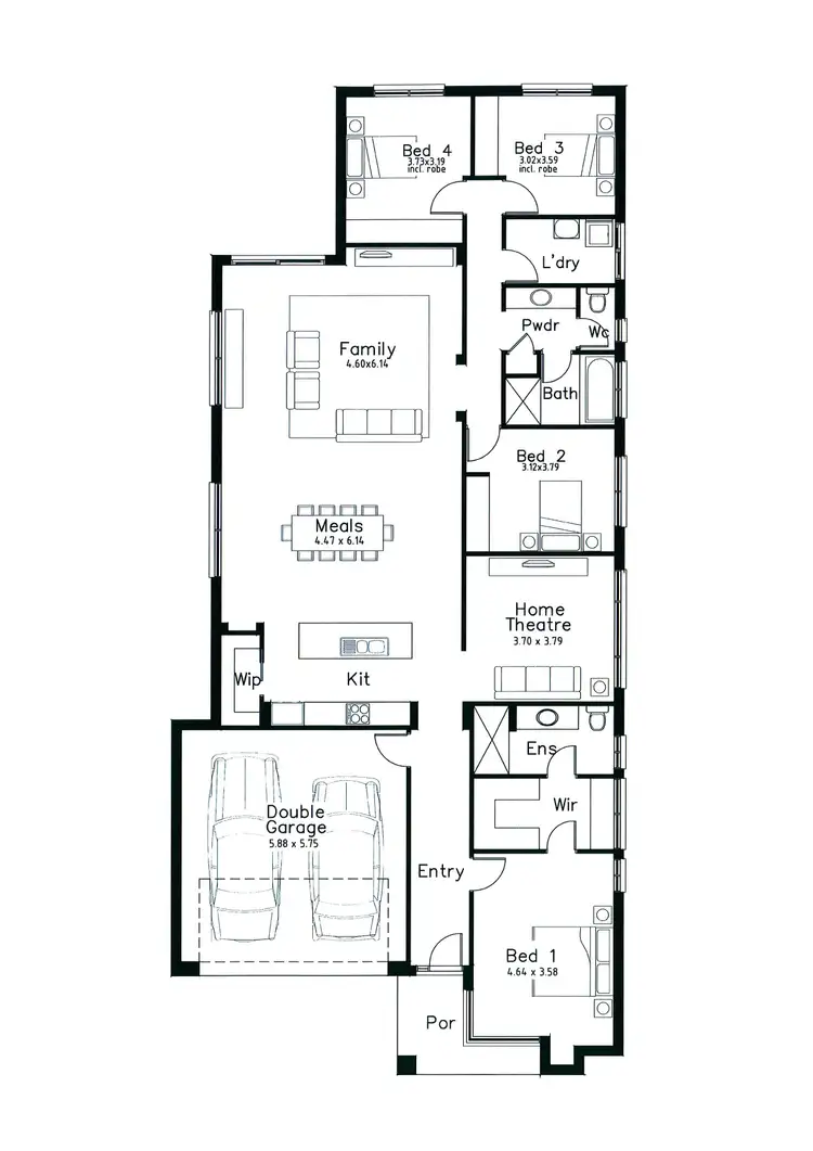 Floorplan of Homely house listing, Lot 8 Broadwater Place, Blakeview SA 5114