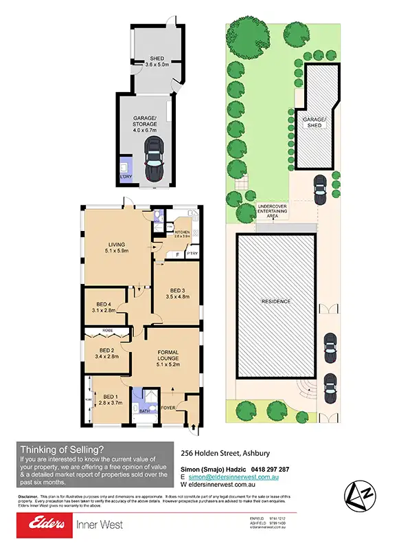 Floorplan of Homely house listing, 256 Holden Street, Ashbury NSW 2193