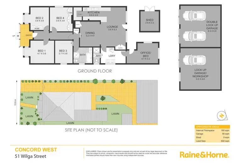 Floorplan of Homely house listing, 51 Wilga Street, Concord West NSW 2138