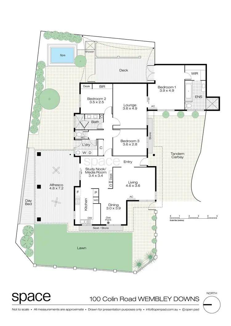 Floorplan of Homely house listing, 100 Colin Road, Wembley Downs WA 6019