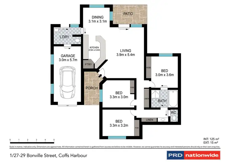 Floorplan of Homely unit listing, 1/27-29 Bonville Street, Coffs Harbour NSW 2450