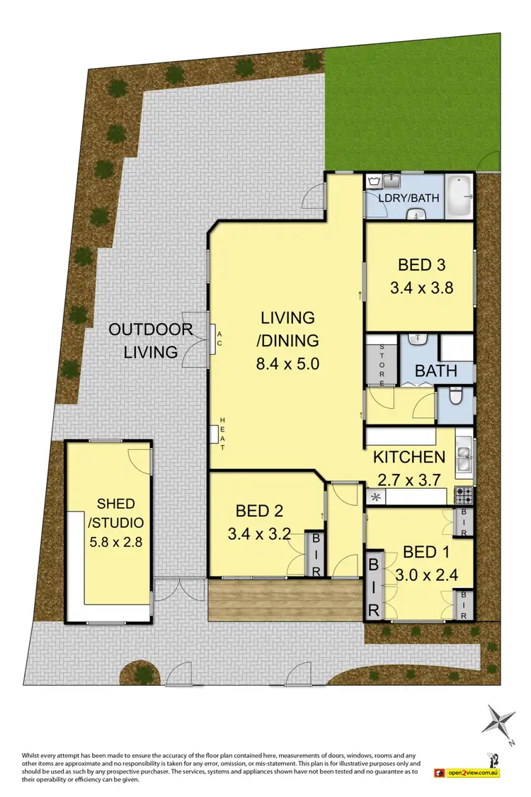 Floorplan of Homely house listing, 1 Gladstone Street, Yarraville VIC 3013