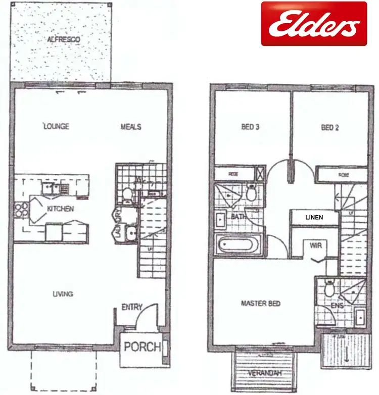 Floorplan of Homely townhouse listing, 58 Caragh Avenue, Googong NSW 2620