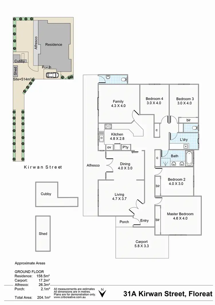 Floorplan of Homely house listing, 31a Kirwan Street, Floreat WA 6014