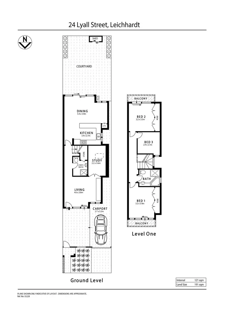 Floorplan of Homely house listing, 24 Lyall Street, Leichhardt NSW 2040