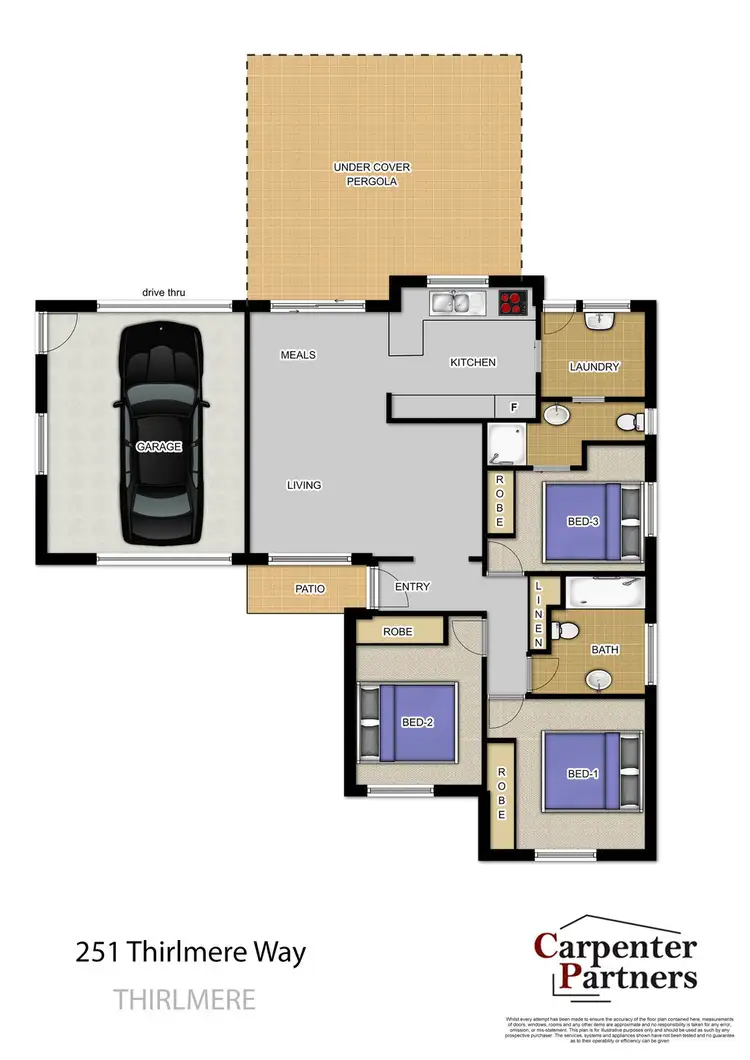 Floorplan of Homely house listing, 251 Thirlmere Way, Thirlmere NSW 2572