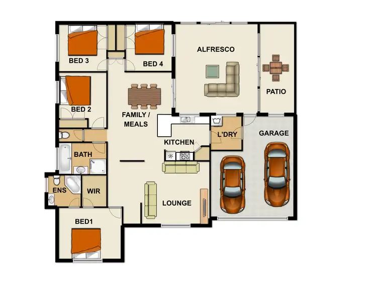 Floorplan of Homely house listing, 15 Diamondy Cl, Forest Lake QLD 4078