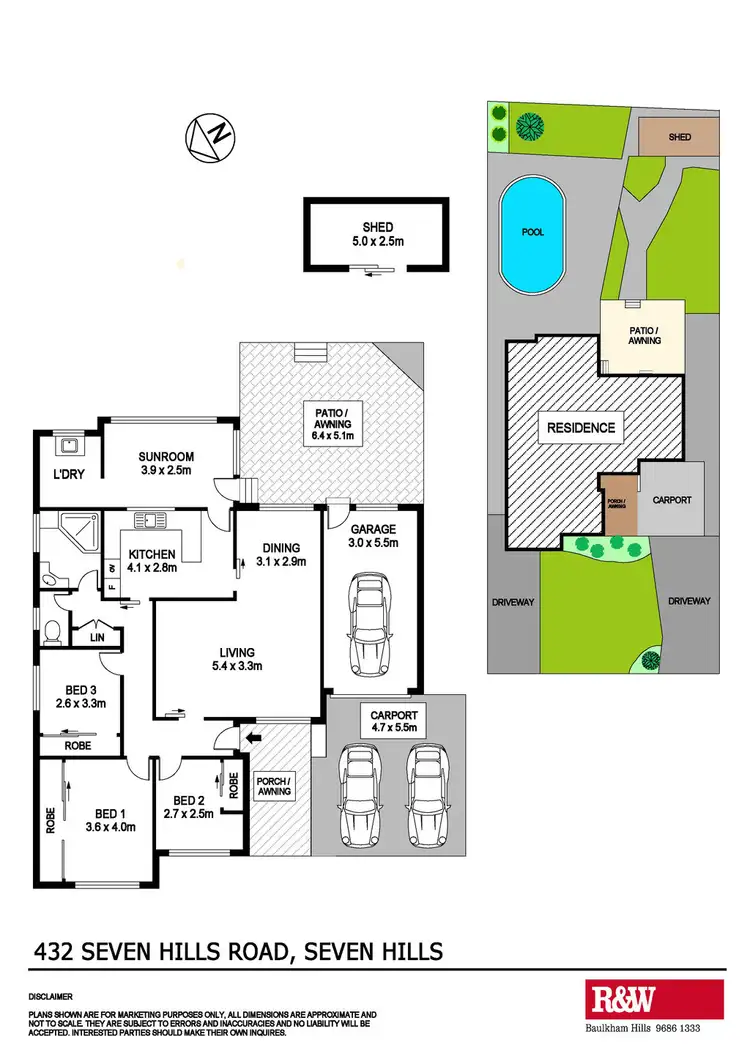 Floorplan of Homely house listing, 423 Seven Hills Road, Seven Hills NSW 2147