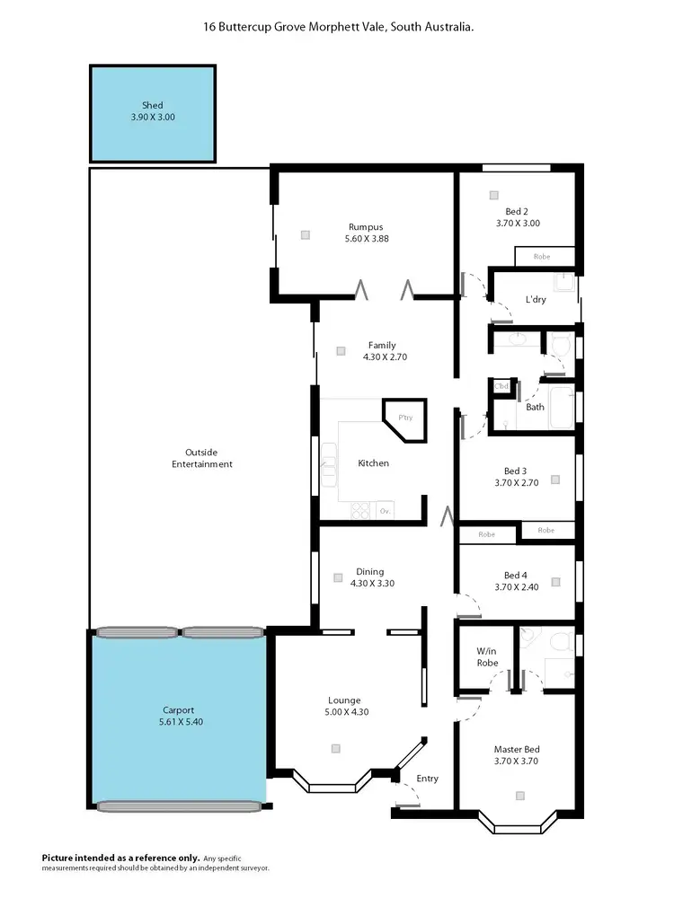 Floorplan of Homely house listing, 16 Buttercup Grove, Morphett Vale SA 5162