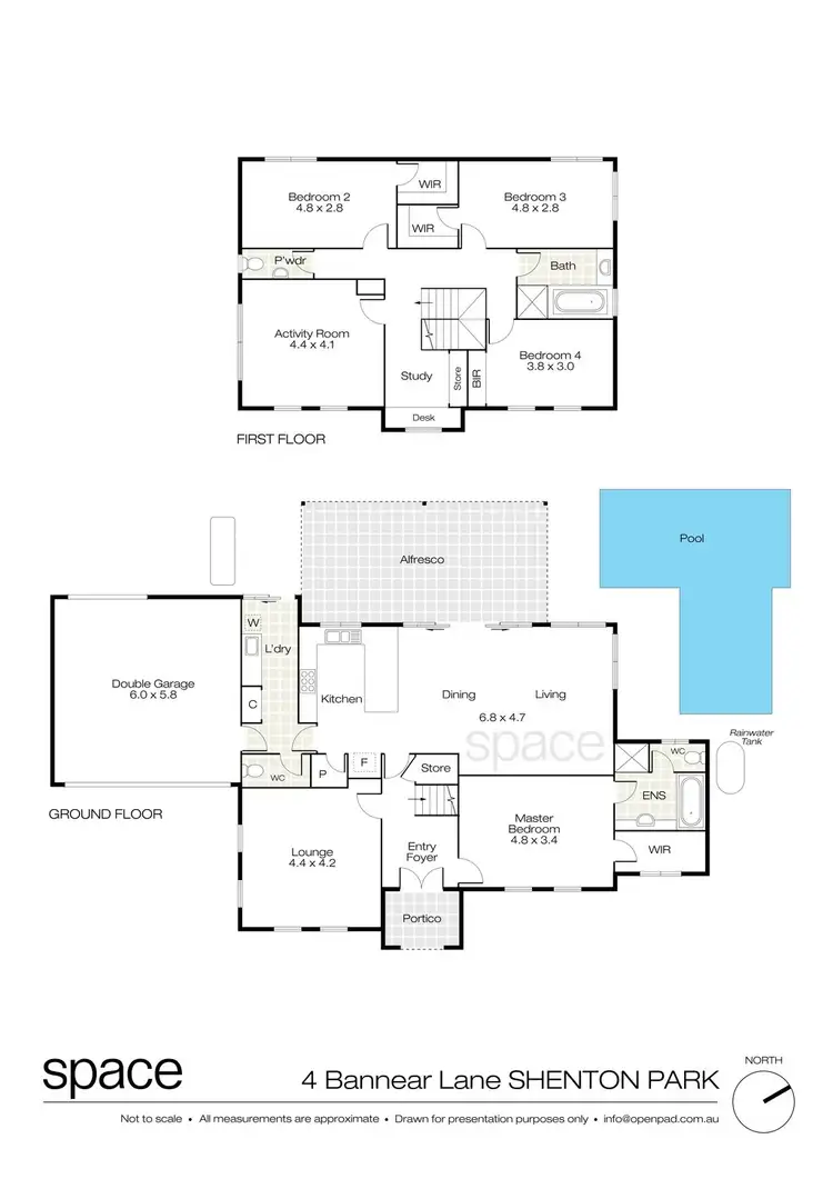 Floorplan of Homely house listing, 4 Bannear Lane, Shenton Park WA 6008