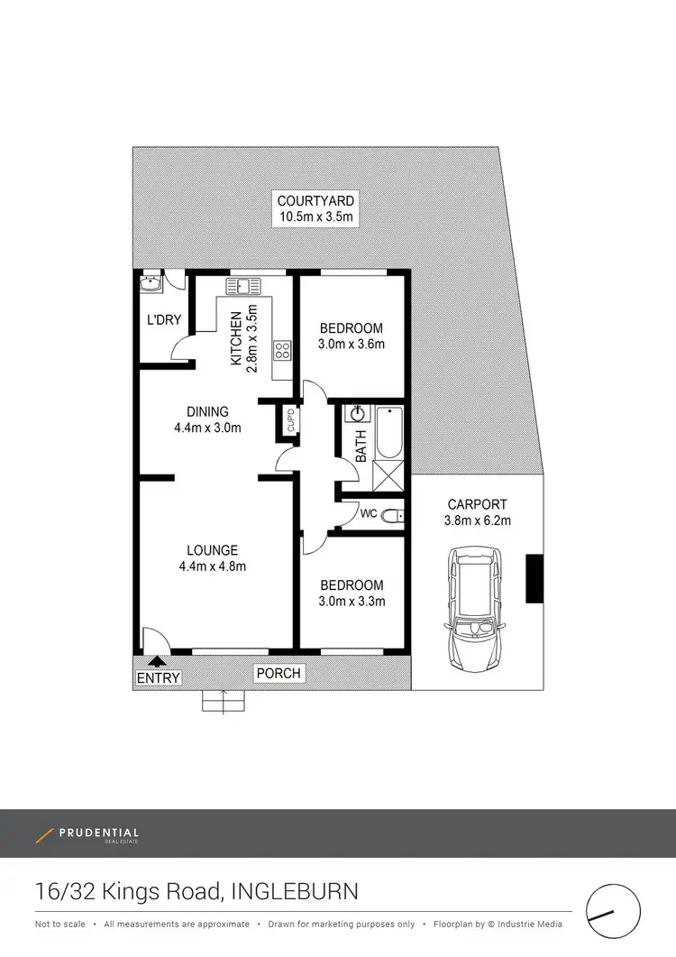 Floorplan of Homely house listing, 16/34 Kings Road, Ingleburn NSW 2565