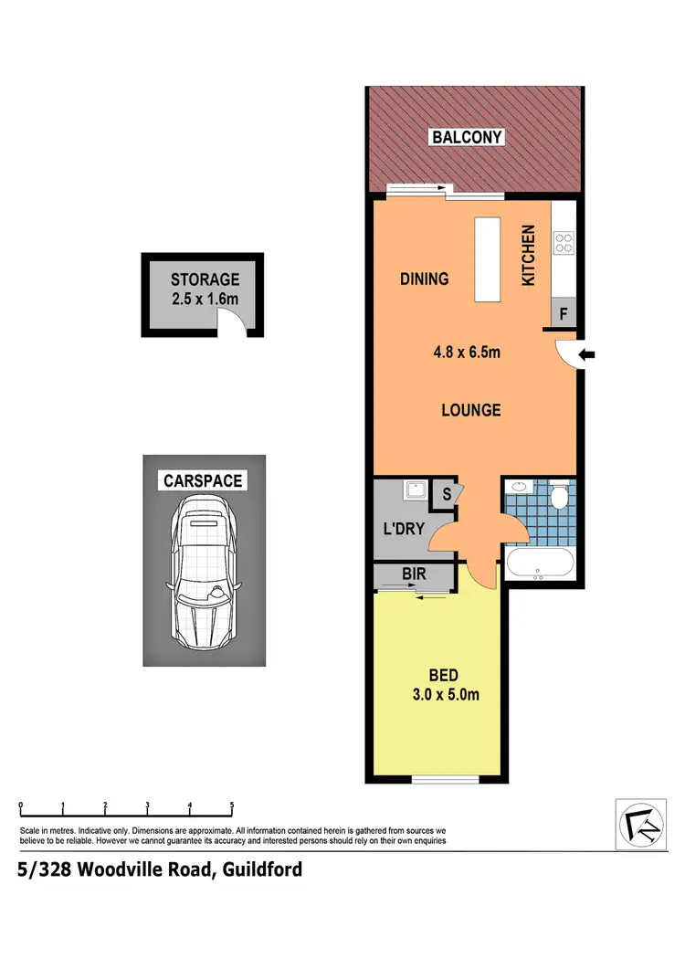 Floorplan of Homely unit listing, 7/328 Woodville Rd, Guildford NSW 2161