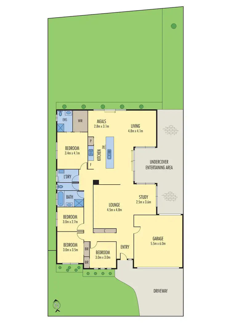 Floorplan of Homely house listing, 19 Edmund Drive, Tarneit VIC 3029