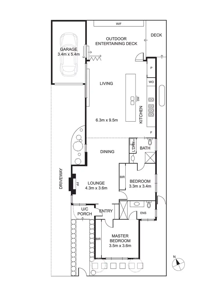 Floorplan of Homely house listing, 73 Ashworth Street, Albert Park VIC 3206