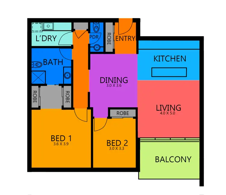 Floorplan of Homely apartment listing, 7/107 Whittens Lane, Doncaster VIC 3108