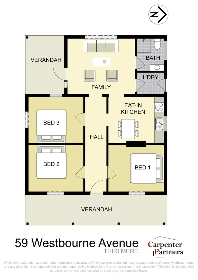Floorplan of Homely house listing, 59 Westbourne Avenue, Thirlmere NSW 2572