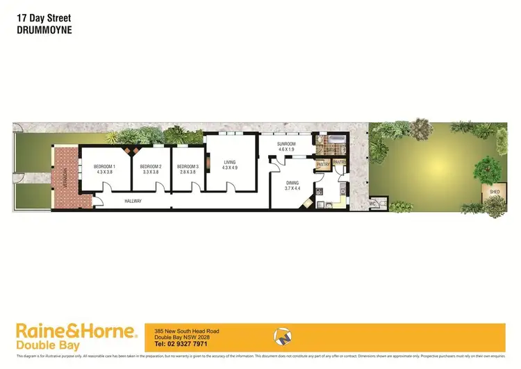 Floorplan of Homely house listing, 17 Day Street, Drummoyne NSW 2047