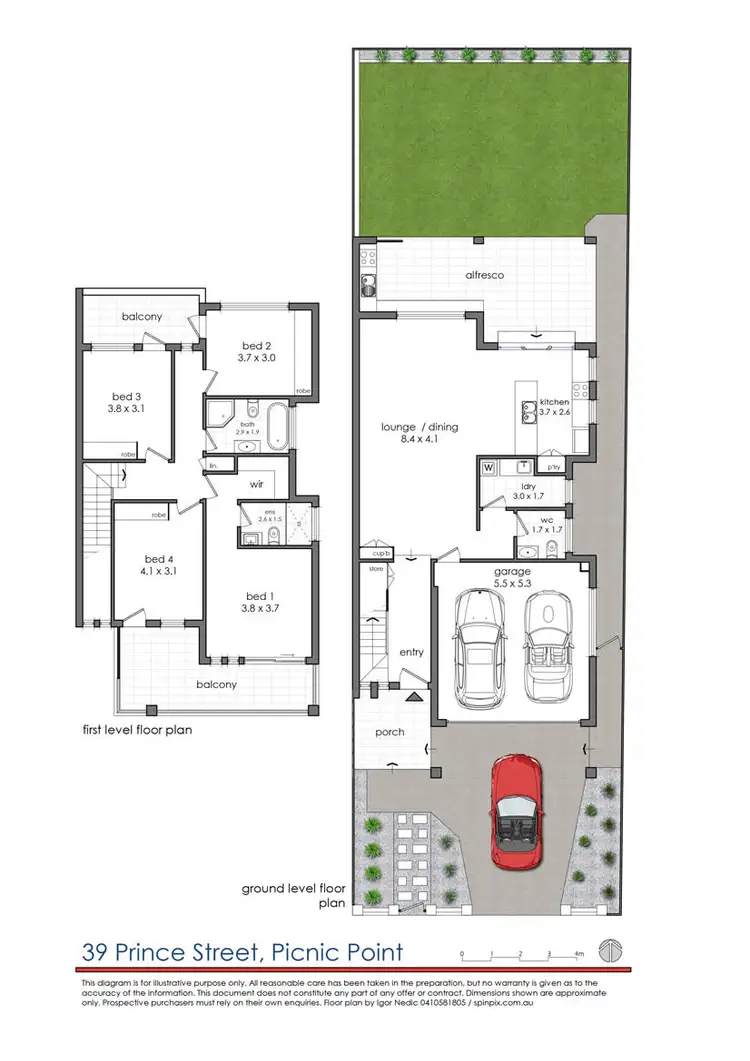 Floorplan of Homely house listing, 39a Prince Street, Picnic Point NSW 2213