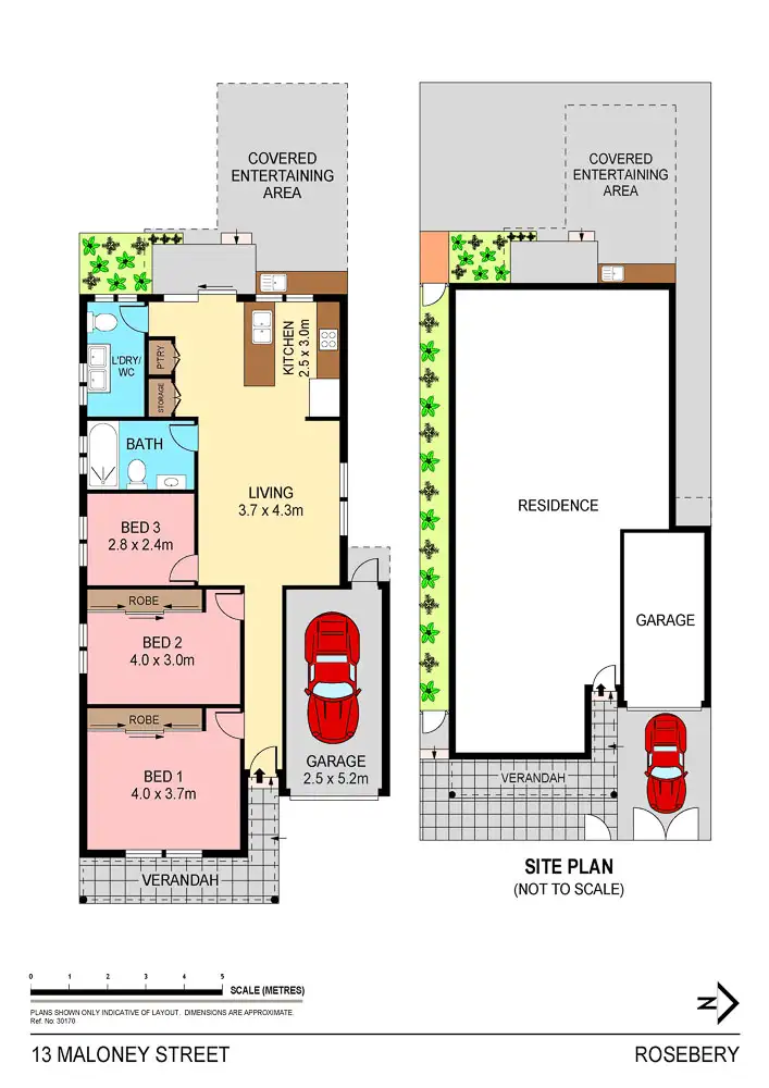 Floorplan of Homely house listing, 13 Maloney Street, Rosebery NSW 2018