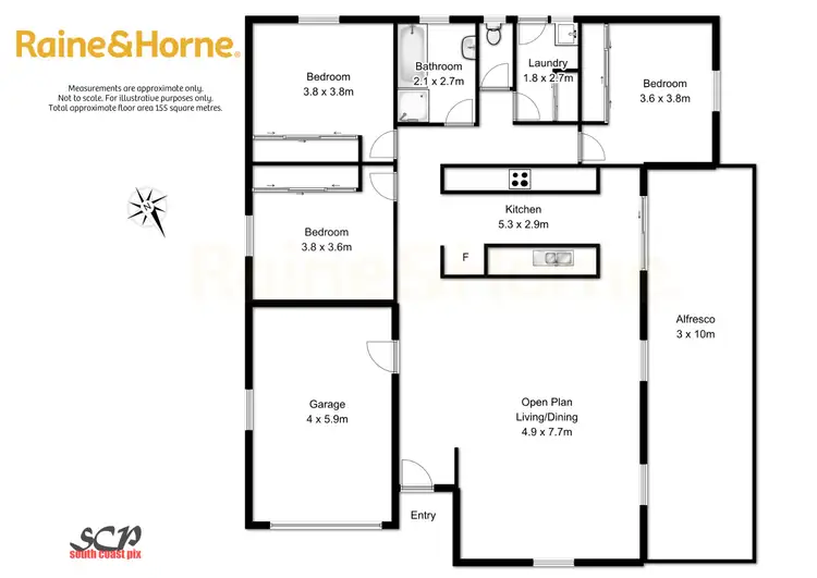 Floorplan of Homely semi-detached listing, 1B Gillan Grove, Broulee NSW 2537