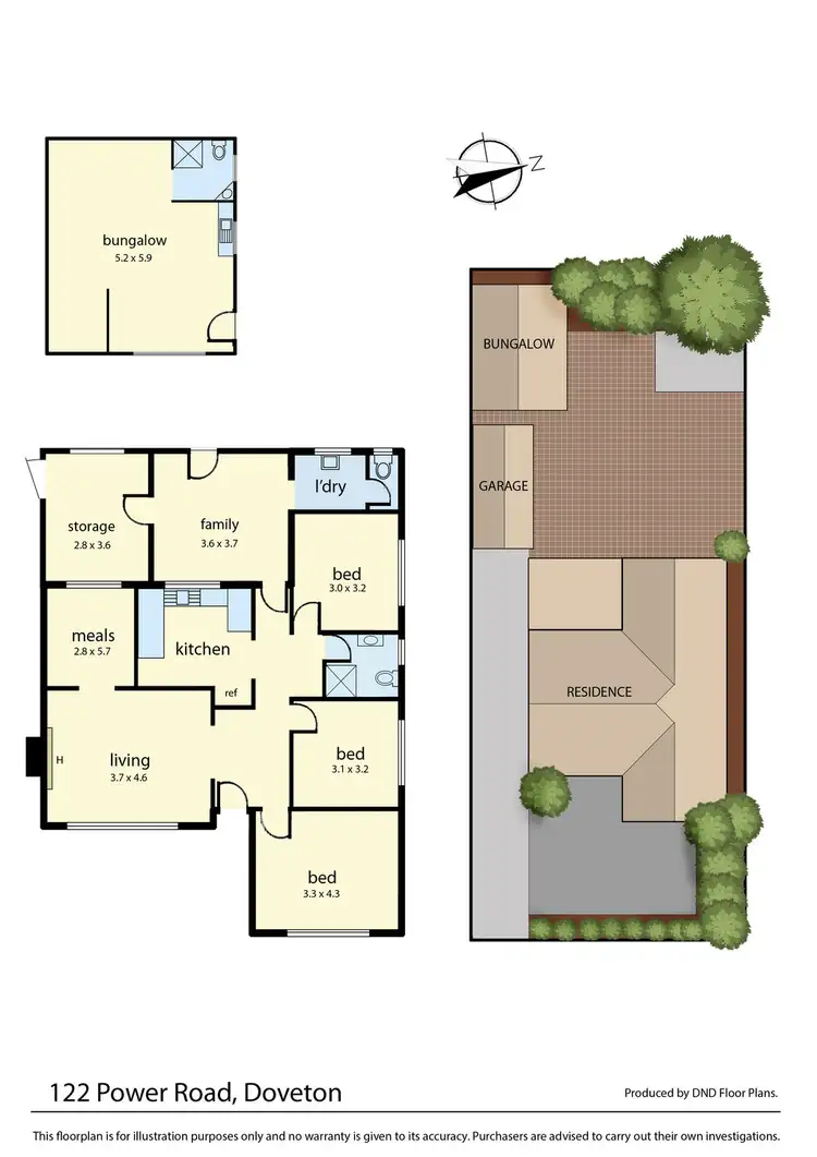 Floorplan of Homely house listing, 122 Power Road, Doveton VIC 3177