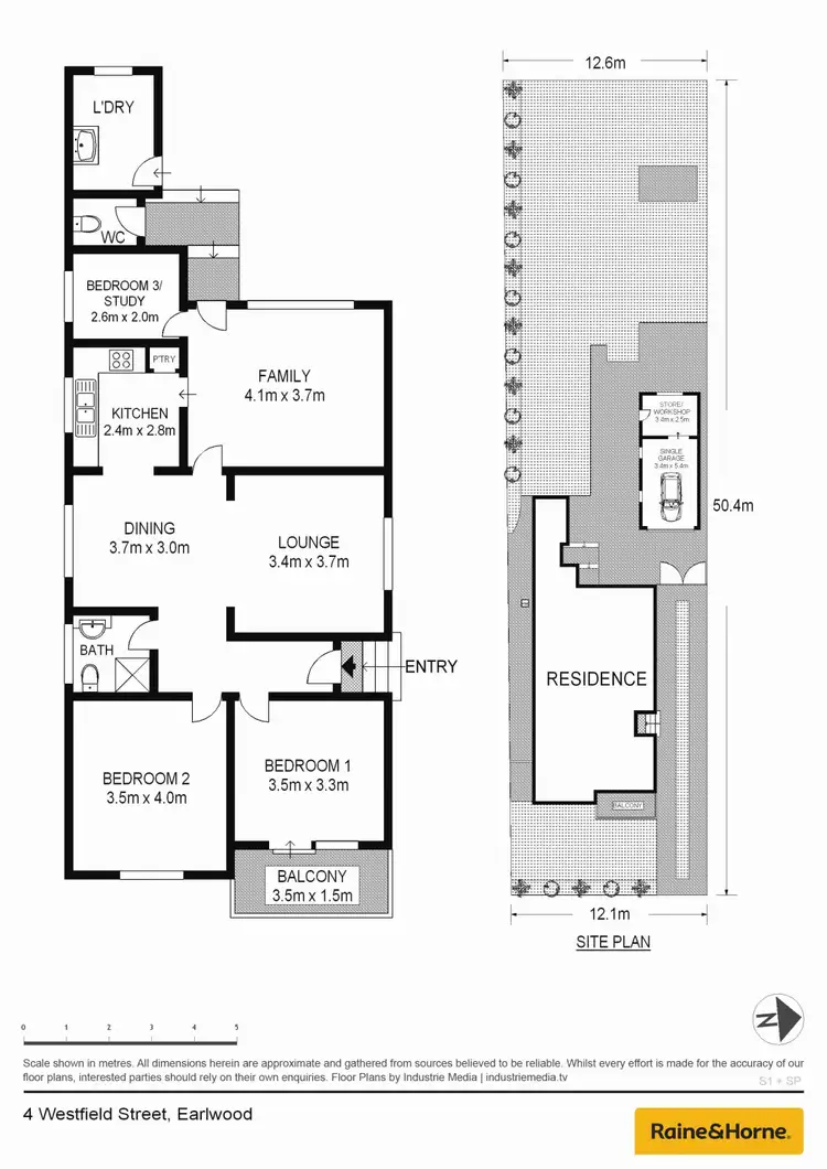 Floorplan of Homely house listing, 4 Westfield Street, Earlwood NSW 2206