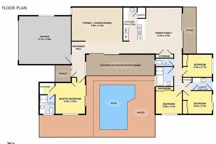 Floorplan of Homely house listing, 38/25 Tristan Court, Benowa QLD 4217