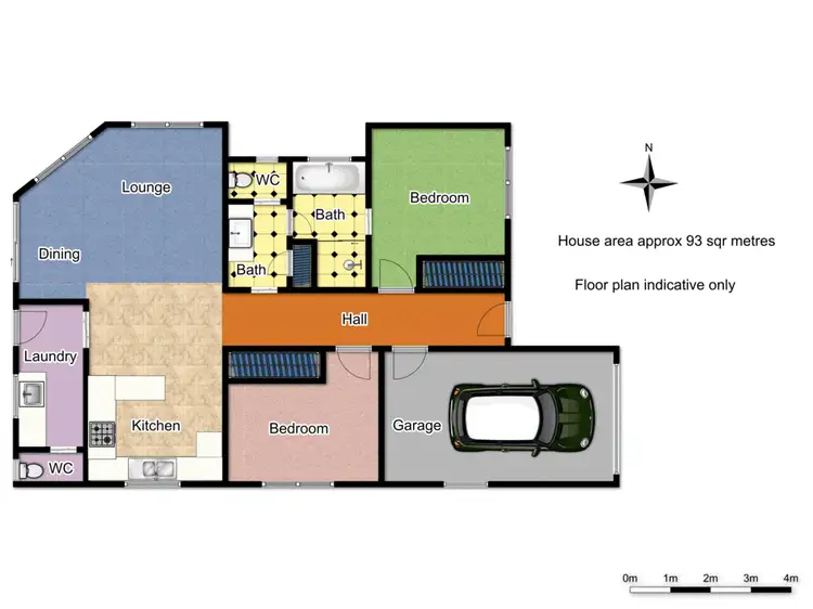 Floorplan of Homely house listing, 52A Amana Circuit, Orange NSW 2800