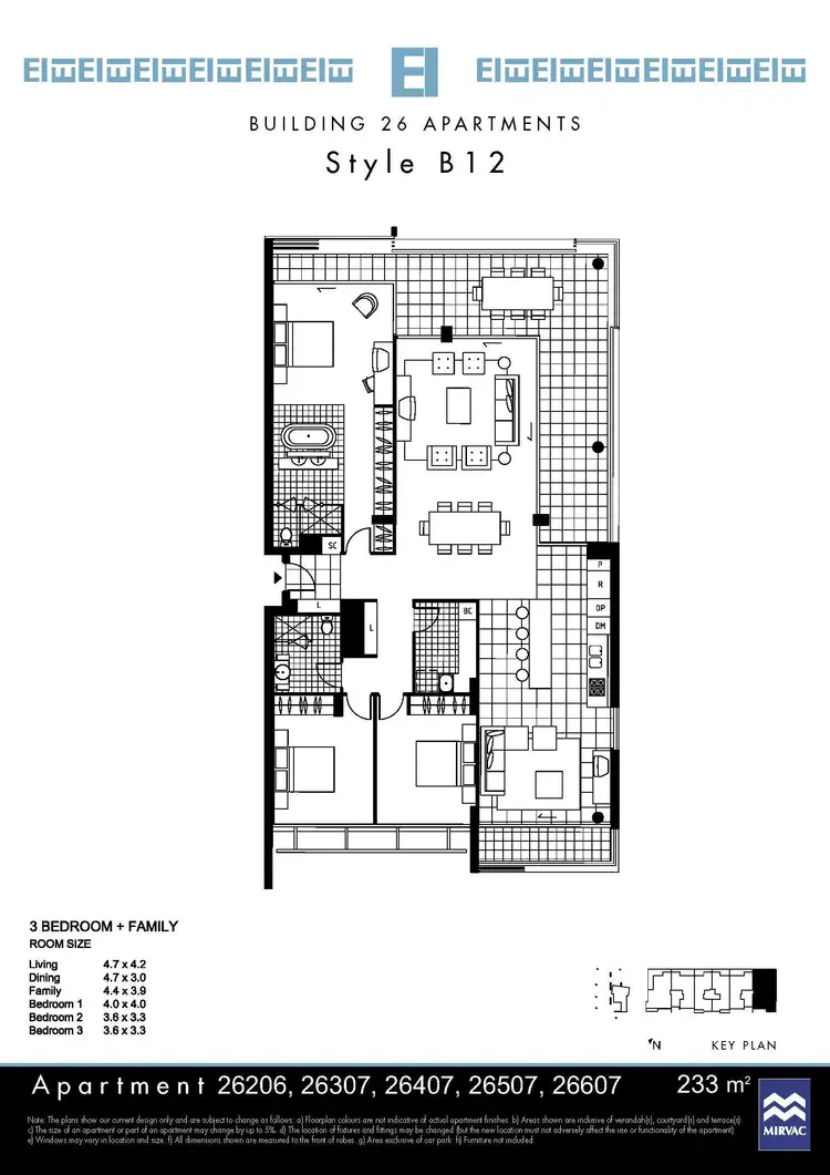 Floorplan of Homely unit listing, 26507/2 Ephraim Island Parade, Paradise Point QLD 4216