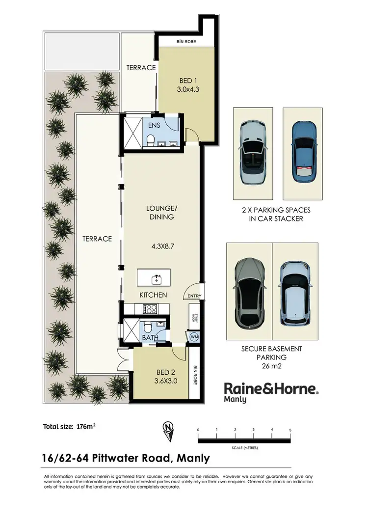 Floorplan of Homely apartment listing, 16/62-64 Pittwater Road, Manly NSW 2095