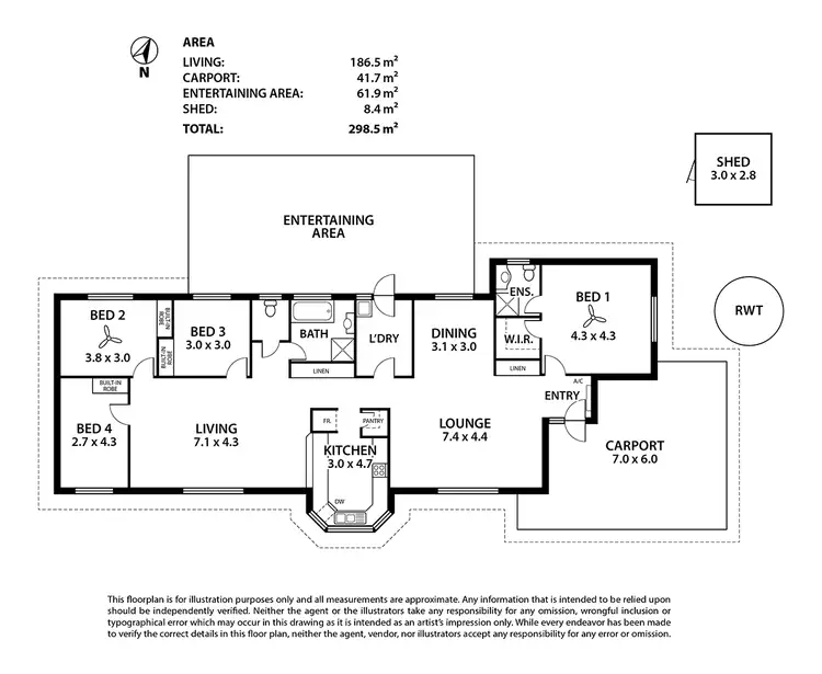 Floorplan of Homely house listing, 6 Jane Hamilton Road, Strathalbyn SA 5255