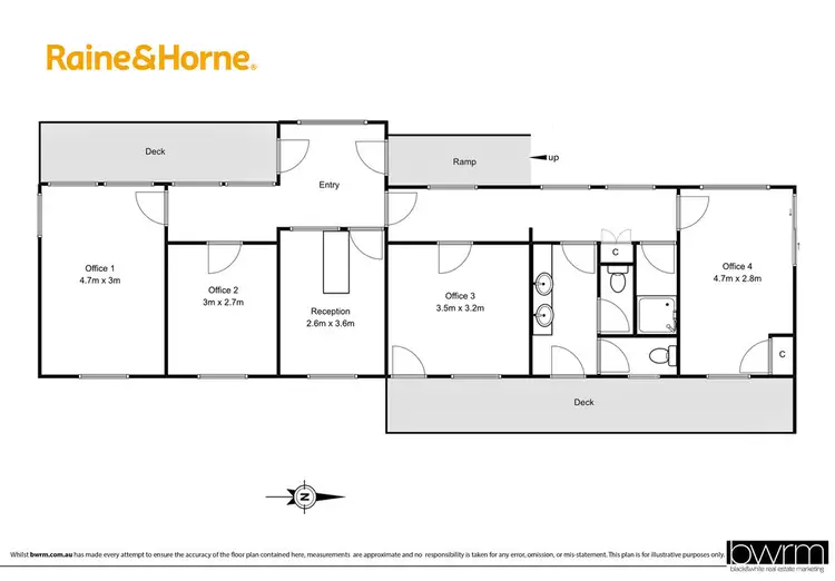 Floorplan of Homely unit listing, Unit 1/8 Croobyar Road, Milton NSW 2538