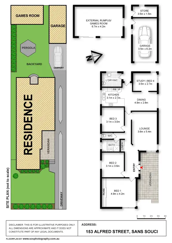 Floorplan of Homely house listing, 153 Alfred Street, Sans Souci NSW 2219