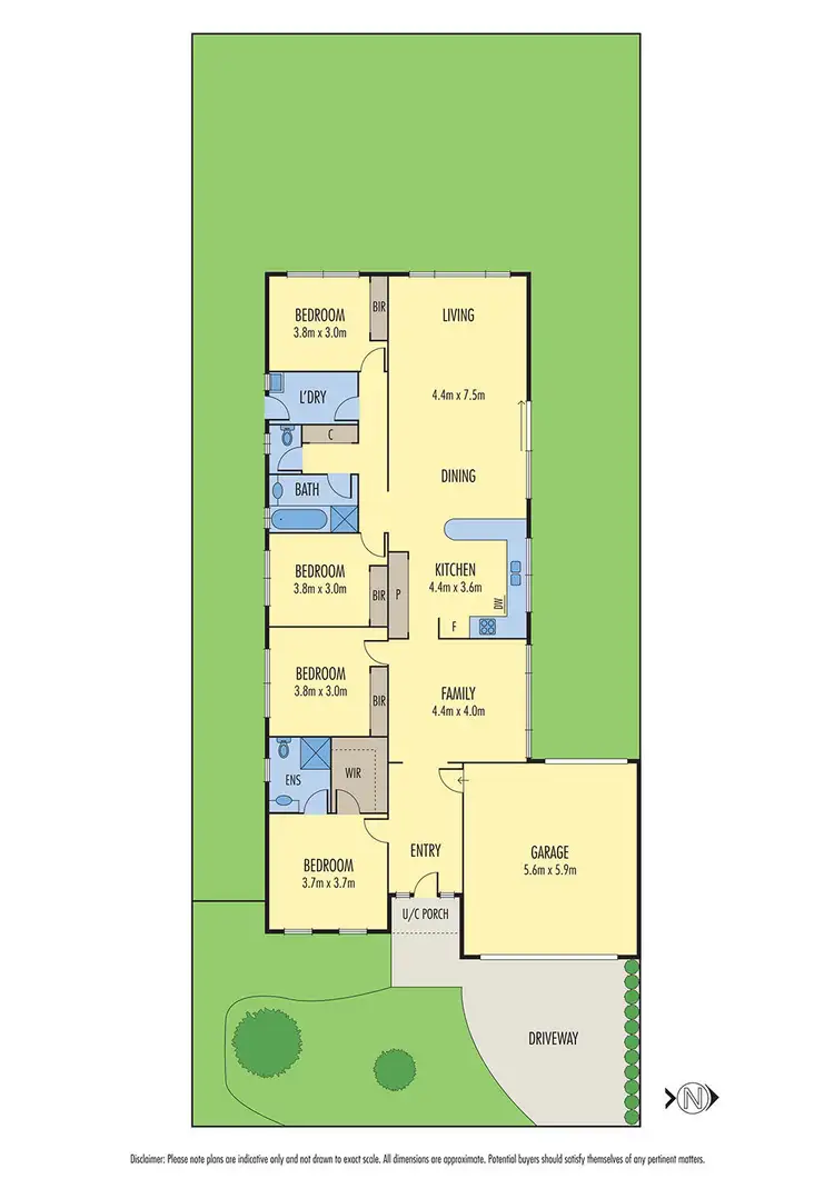 Floorplan of Homely house listing, 4 Balladong Crescent, Tarneit VIC 3029