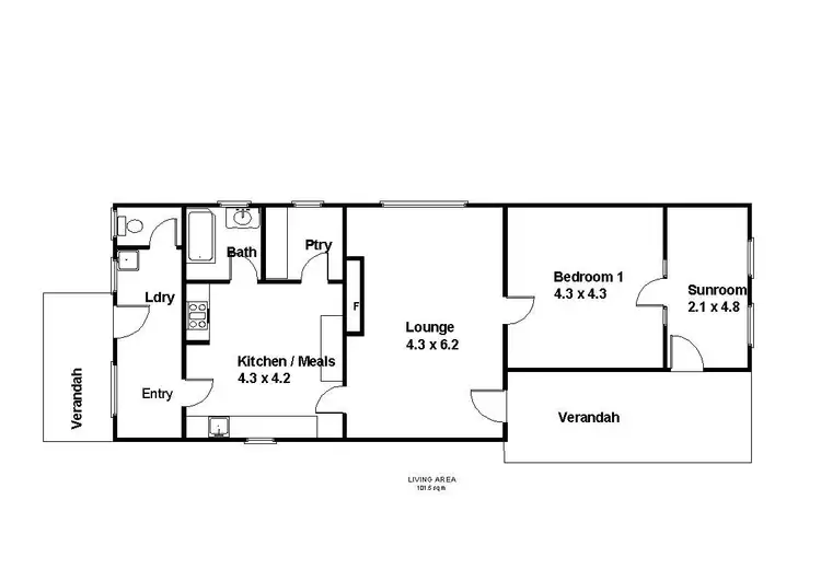 Floorplan of Homely house listing, 35 Thirteenth Street, Renmark SA 5341
