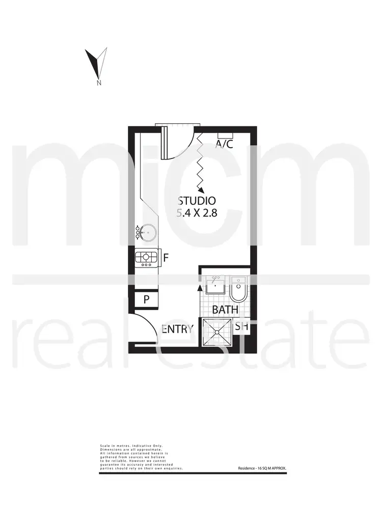 Floorplan of Homely apartment listing, 407/24-30 Barkly Place, Carlton VIC 3053