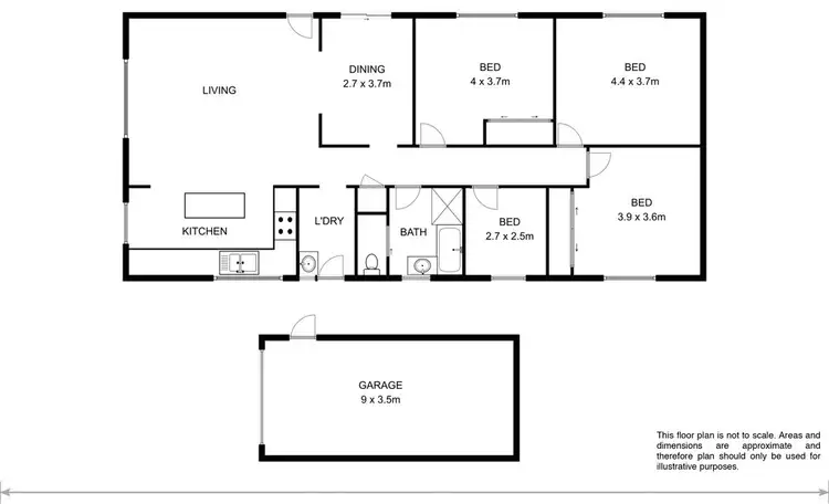 Floorplan of Homely house listing, 11 Hanlon Street, Claremont TAS 7011