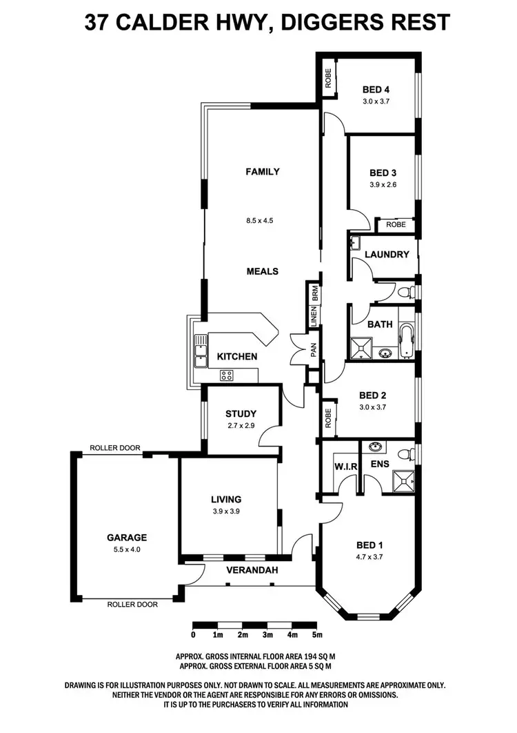 Floorplan of Homely house listing, 37 Calder Highway, Diggers Rest VIC 3427